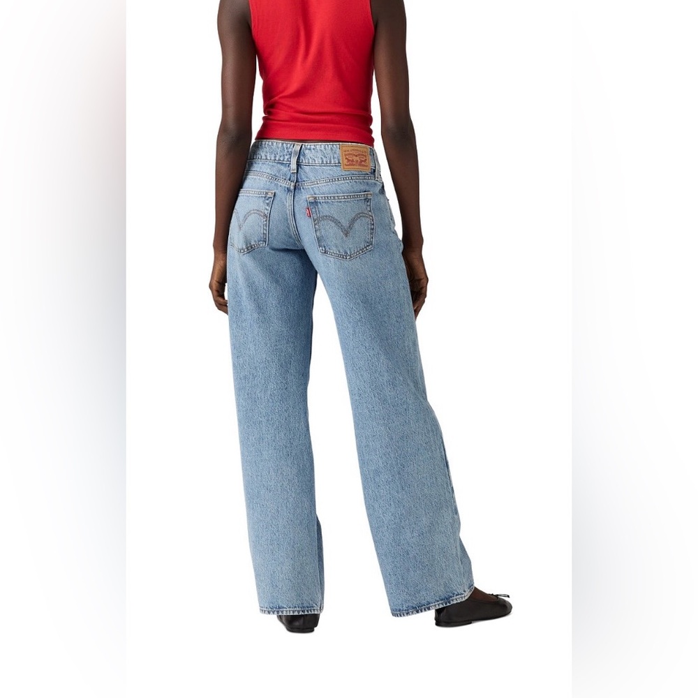 Levi's Light Blue Straight-Leg Women's Jeans - Picture 2 of 6